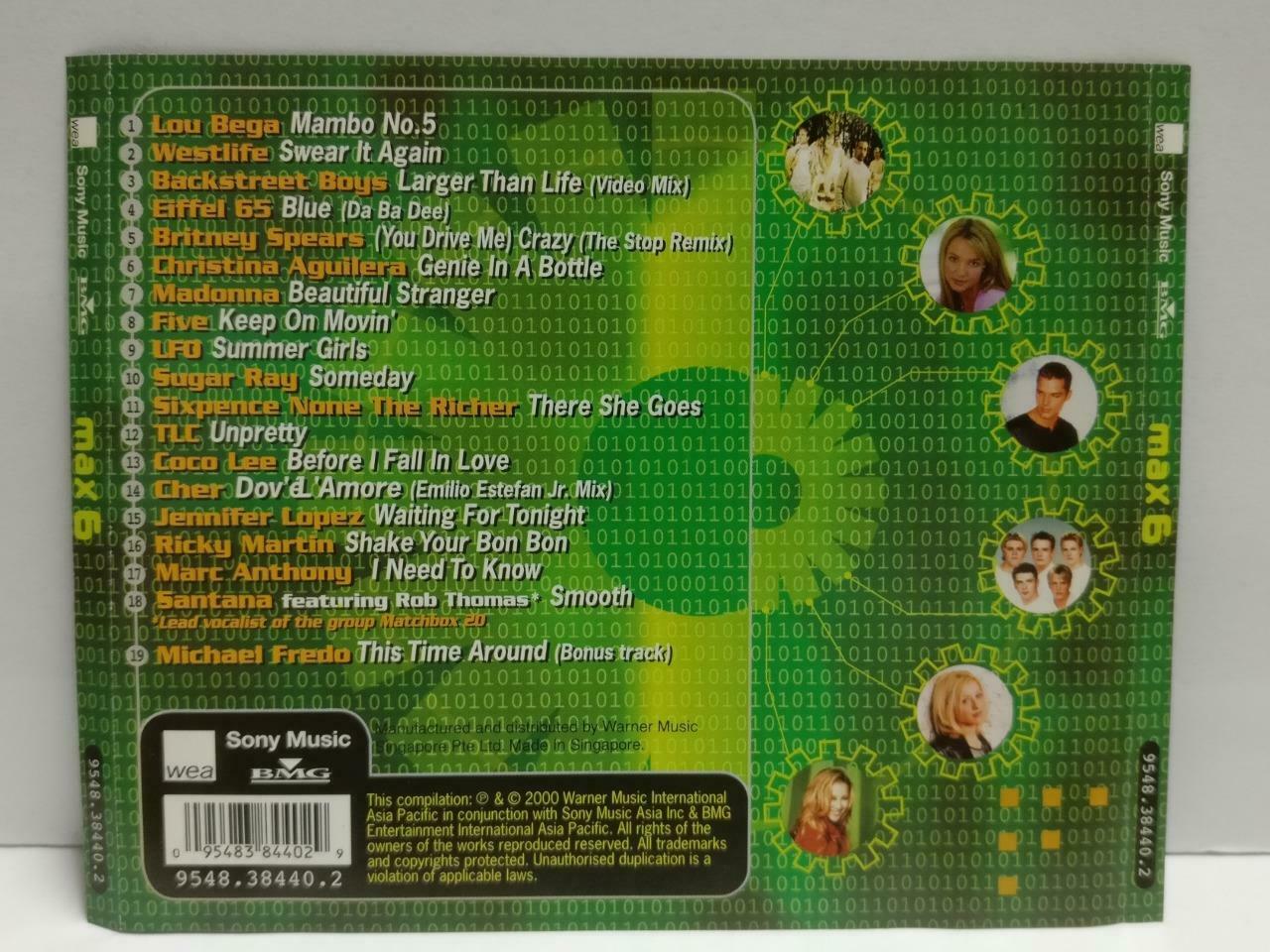 Various Artist Lou Bega Britney Spears Westlife 2000 Rare Singapore CD (CDS316)