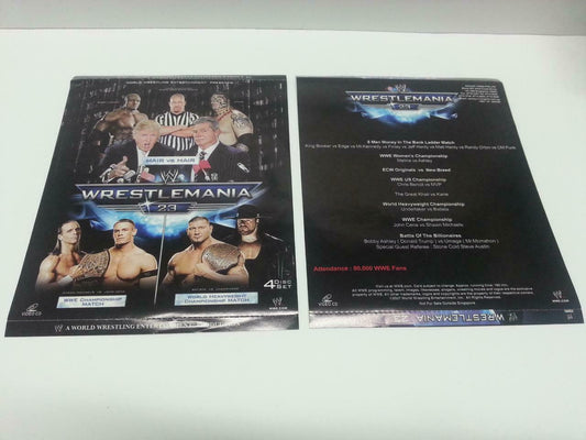 WWE WWF Wrestling Westlemania (23) 2007 Singapore Only 4x VCD Video CD OOP A847