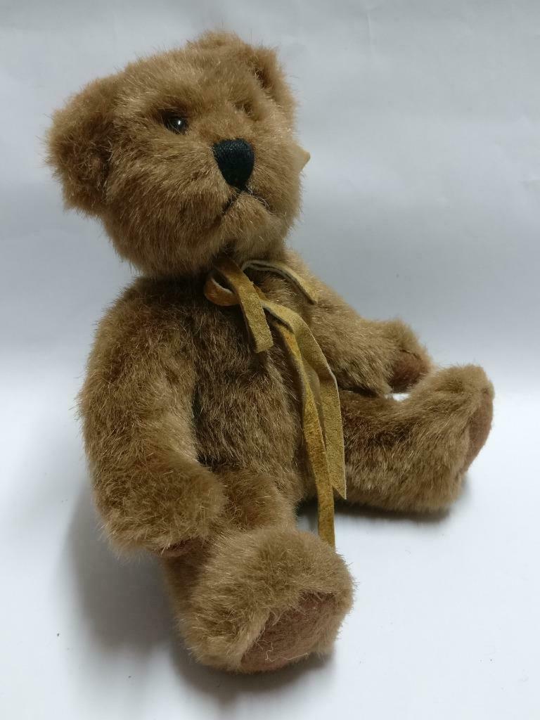 UK RUSS Handcrafted Brown Teddy Bear 6" #1796 Plush Soft Toy F/S (PTY123)