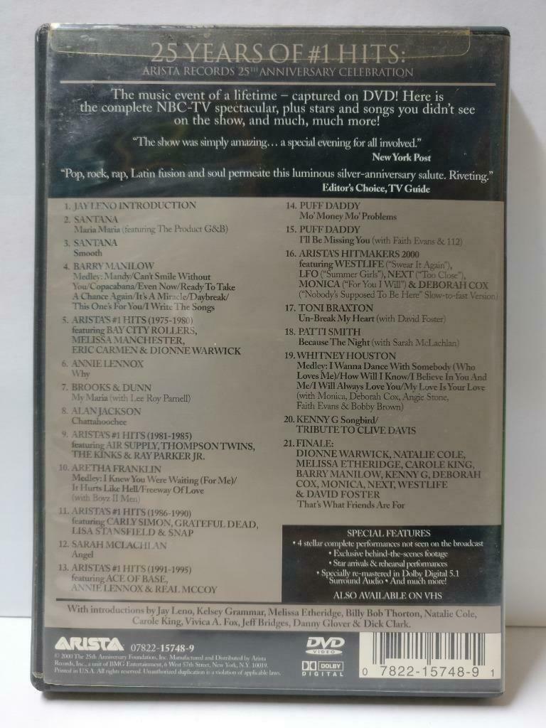 Various Artists Santana Whitney Houston Puff Daddy Kenny G 2000 Gold DVD (CD855)