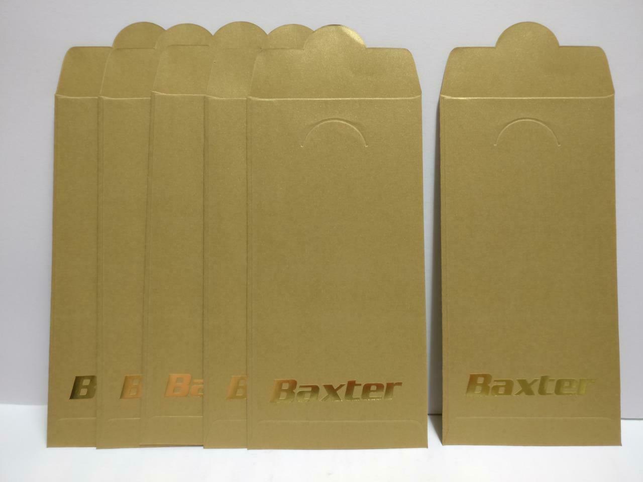 Baxter Chinese New Year 福 Red Packet Money Paper Envelope x Lot of 6 (P1054)