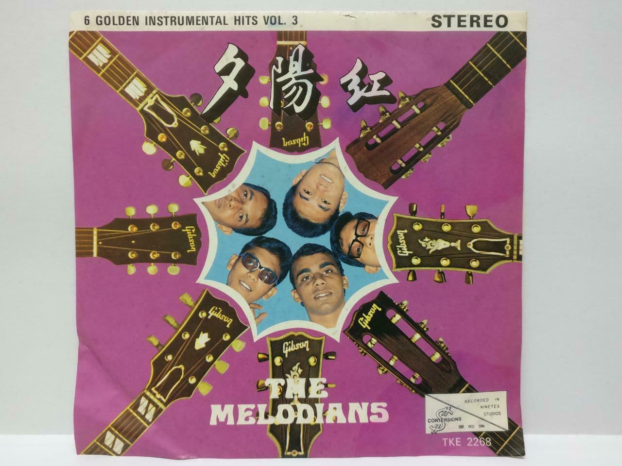 Singapore Rare The Melodians Band Instrumental Music Chinese EP 45 RPM 7" EP168
