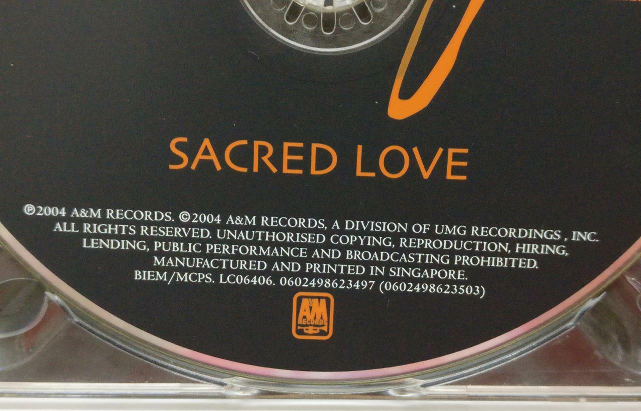 LK888 STING Sacred Love 2004 Mega Rare Singapore CD + DVD (06024) (CD529)