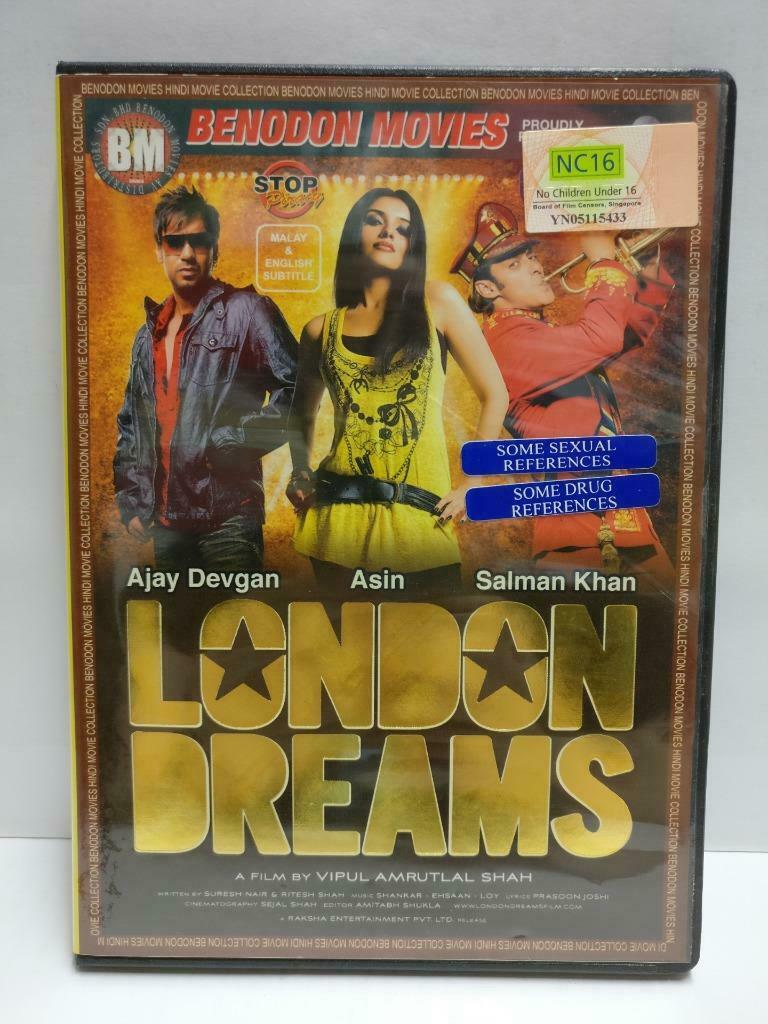 India Bollywood Hindi Movie London Dreams Ajay D. Malaysia Video 2x VCD CD1009