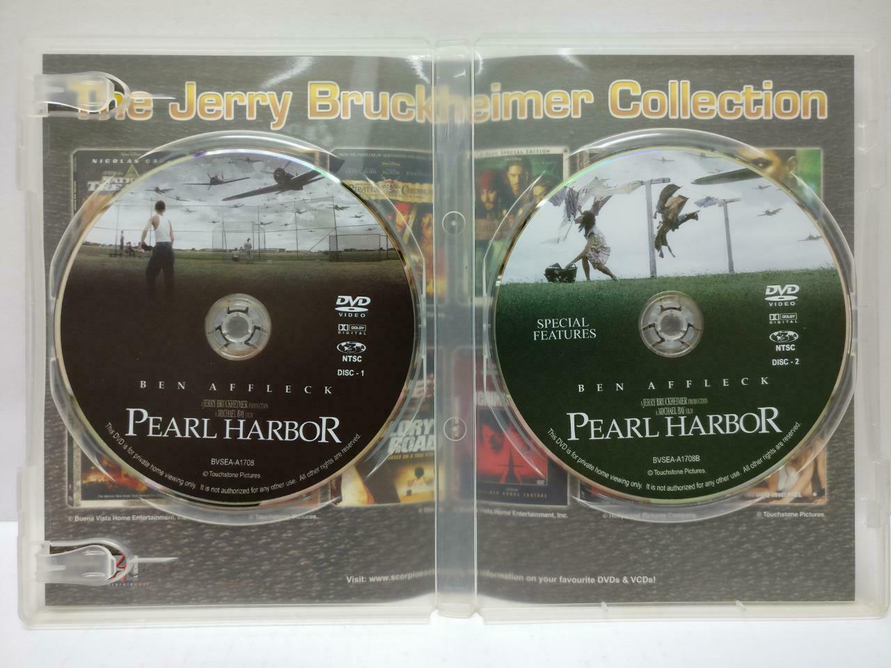 Pearl Harbour Ben Affleck Movie Rare Singapore 2x DVD Eng Sub R3 (DVD046)