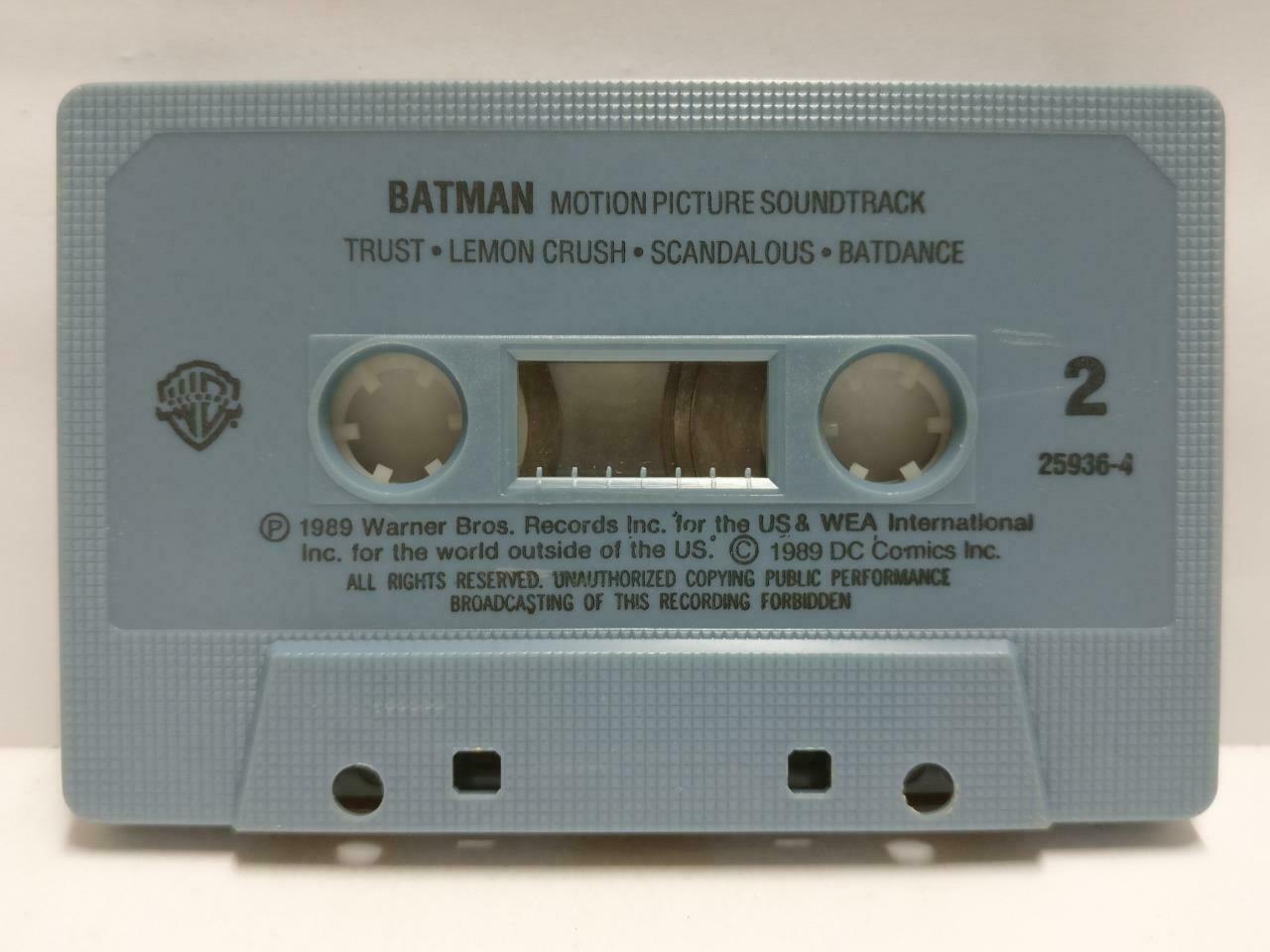 Batman Movie OST The Future 1989 Mega Rare Singapore English Cassette CT514