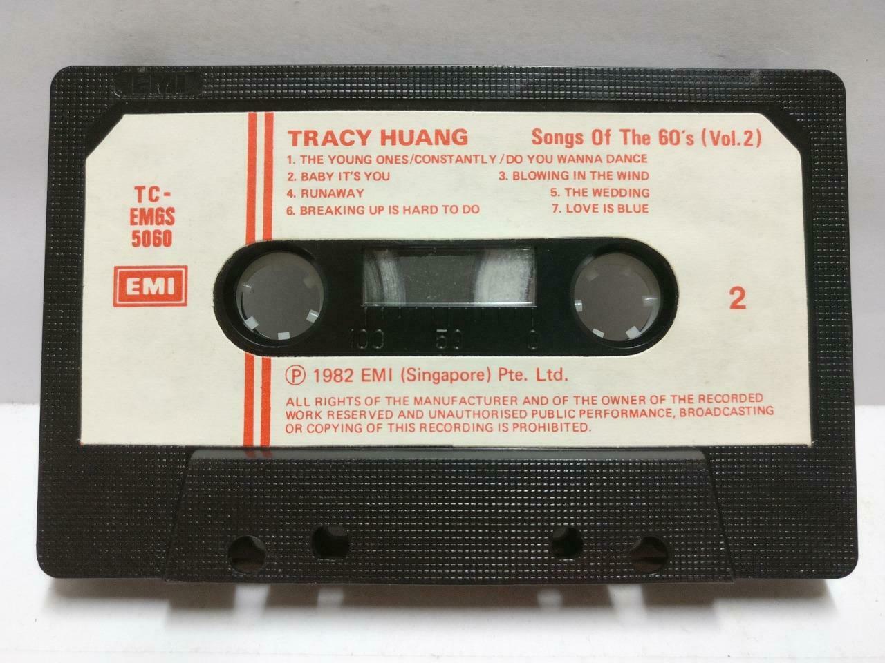 Taiwan Tracy Huang 黄露仪 磁带 卡带 1982 Singapore EMI English Cassette CT582