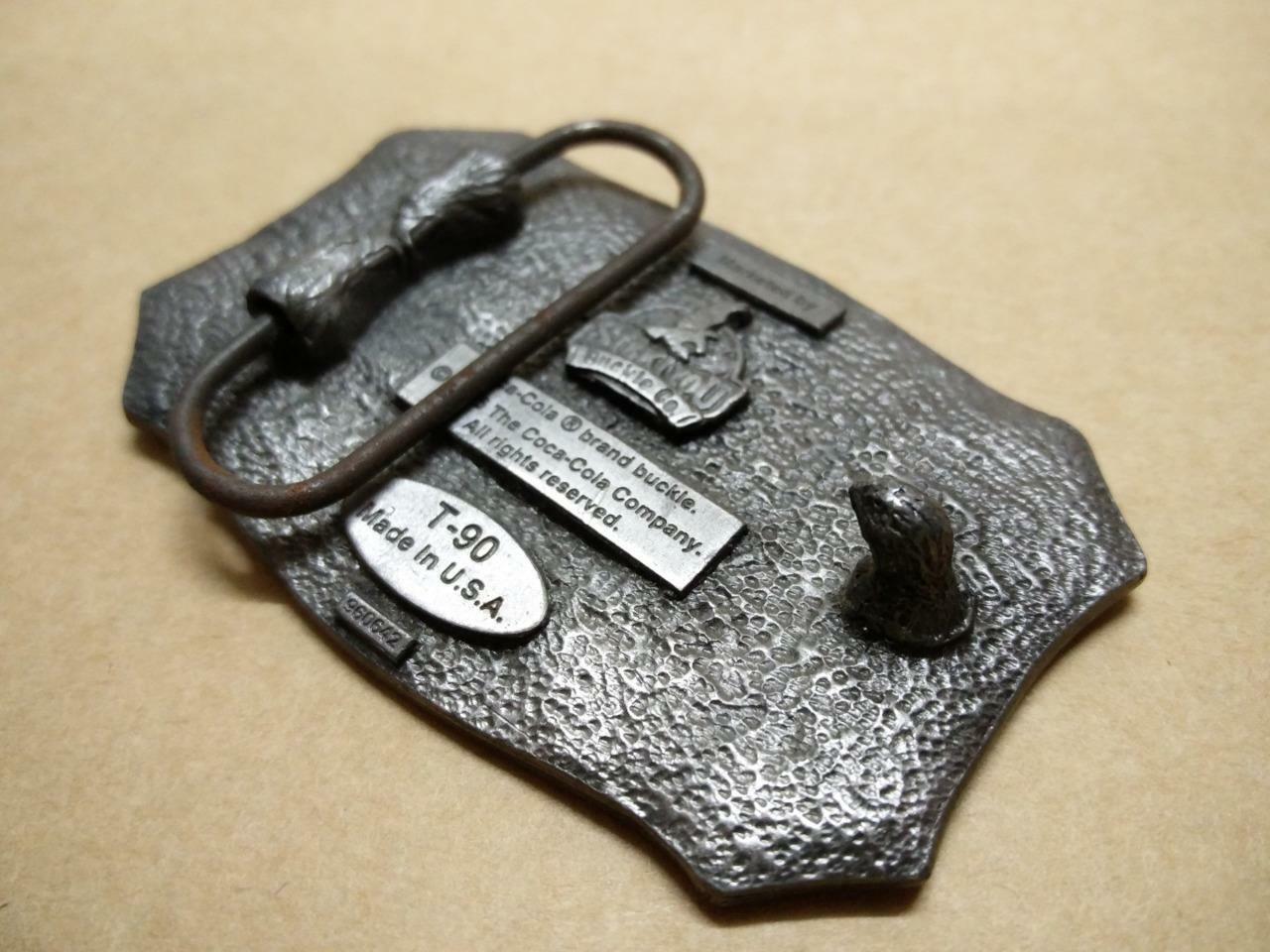 LP888 Coca Cola Coke Heavy Metal Belt Buckle Made In USA (B570)