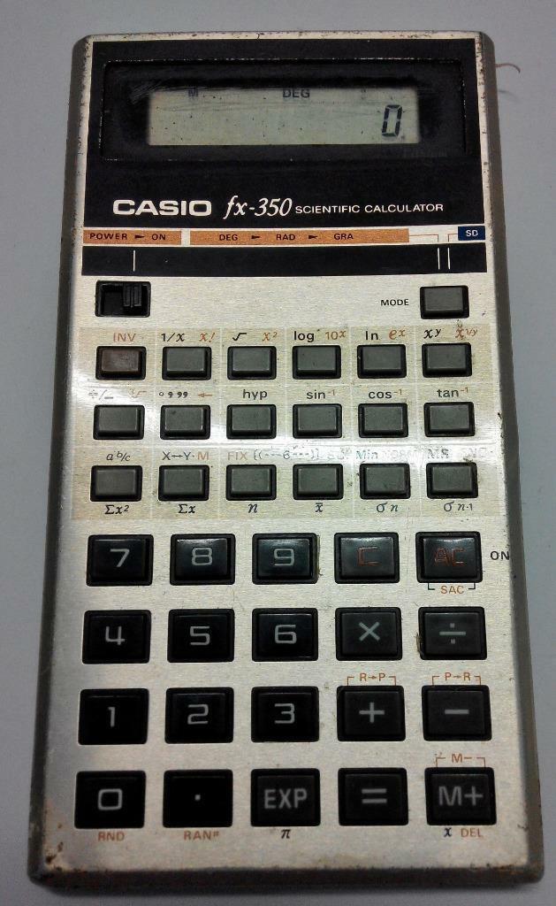 Vintage Casio FX-350 Japan Scientific Calculator (CA003)