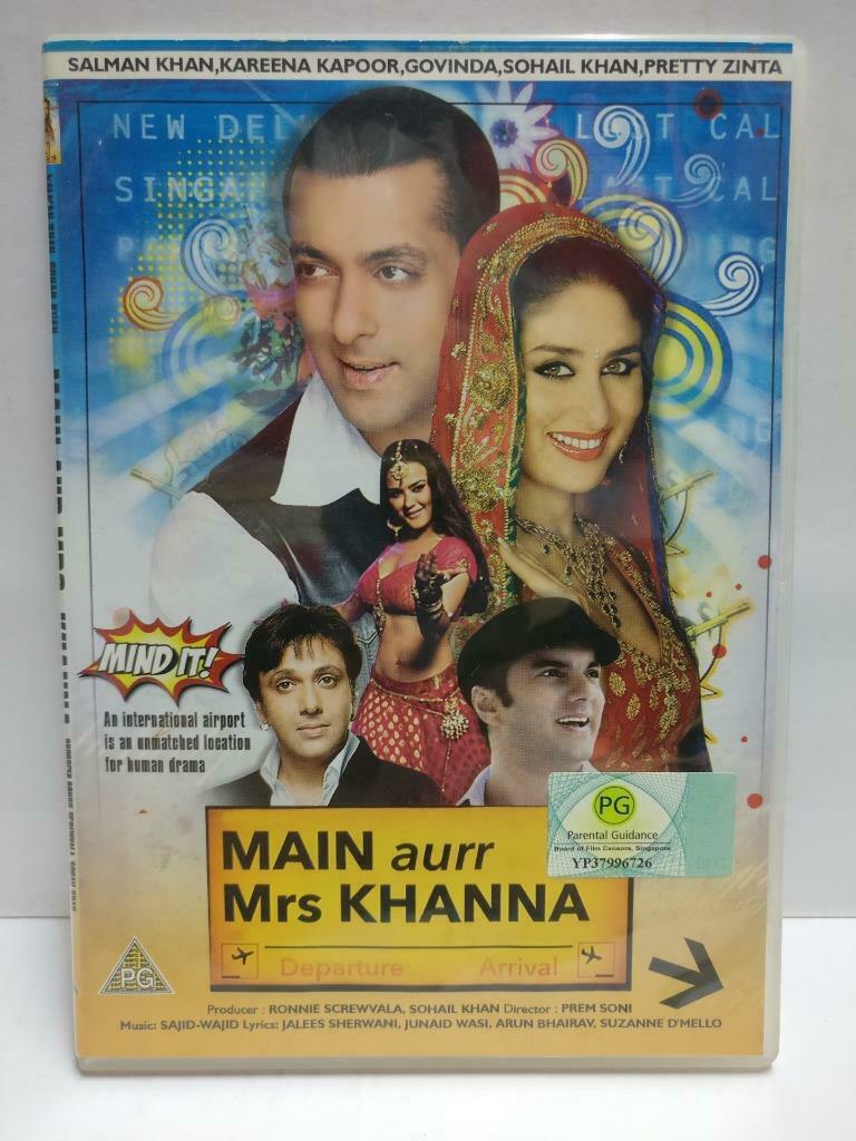 India Bollywood Movie Main Aurr Mrs Khanna Salman Khan Video CD VCD CD1021