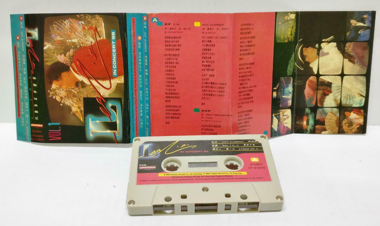 Hong Kong Leslie Cheung In Concert 張國榮 张国荣 1988 Singapore Cassette (CT342)