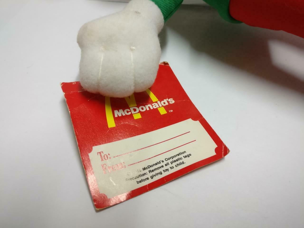 Vintage McDonald's Mickey Mouse Toontown Disneyland 10" Plush Toy F/S (PTY035)