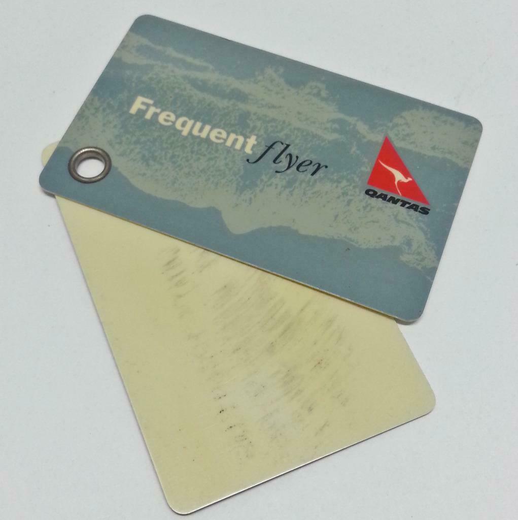 Rare Australia Qantas Airways Frequent Flyer Luggage Tag F/S (B109)