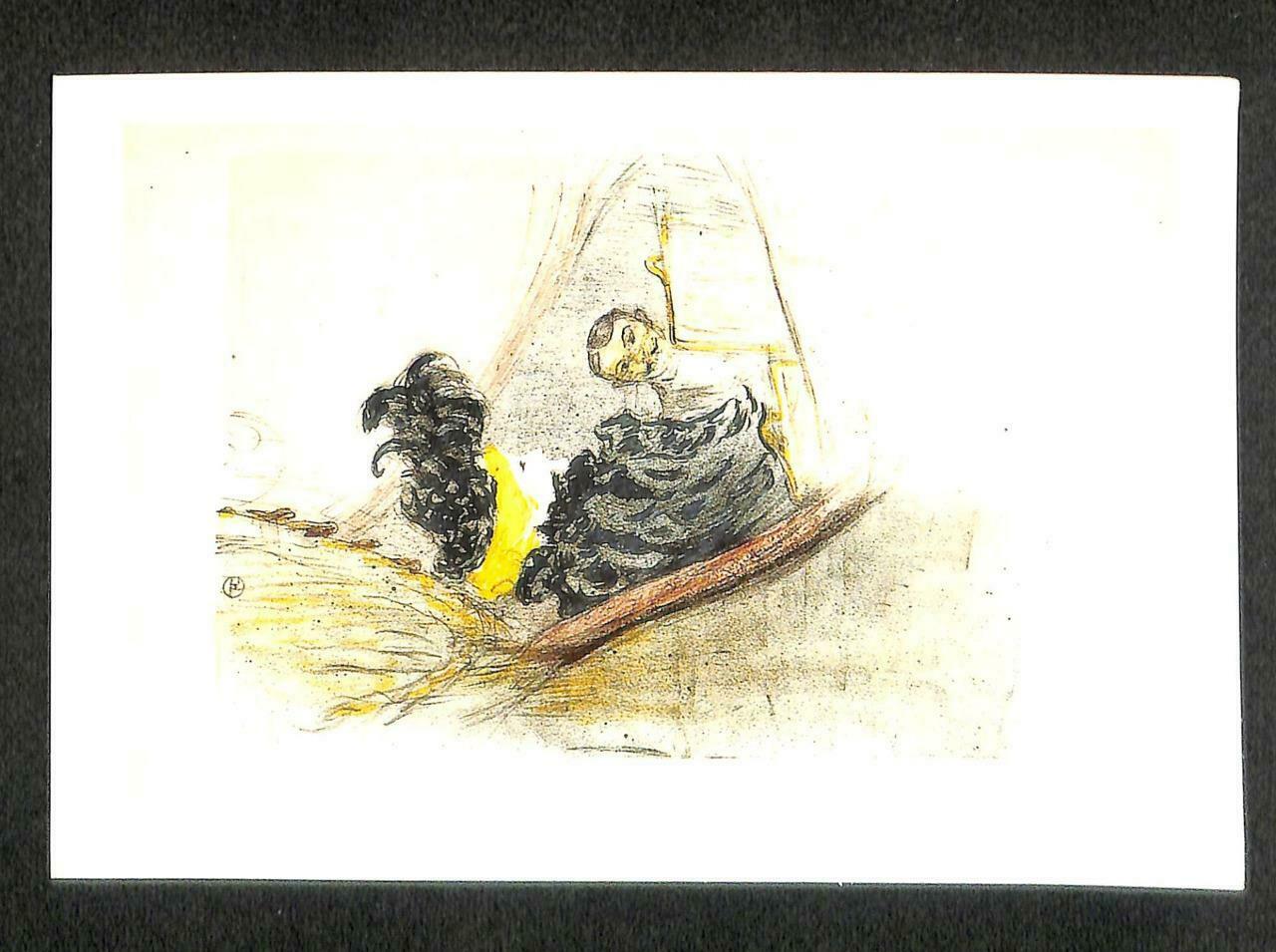 LUCKYPIGEON Toulouse-Lautrec Idylle Princiere 1897 Man Woman Postcard (C1661)