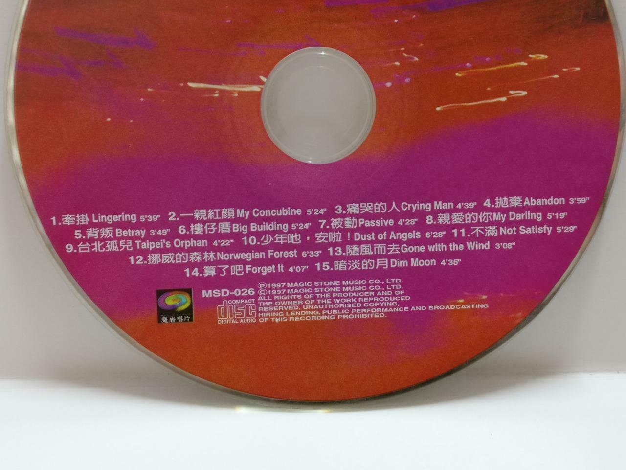 Taiwan Wu Bai 伍佰 & China Blue 摇滚·浪漫 Concert 1997 Chinese CD CDS414