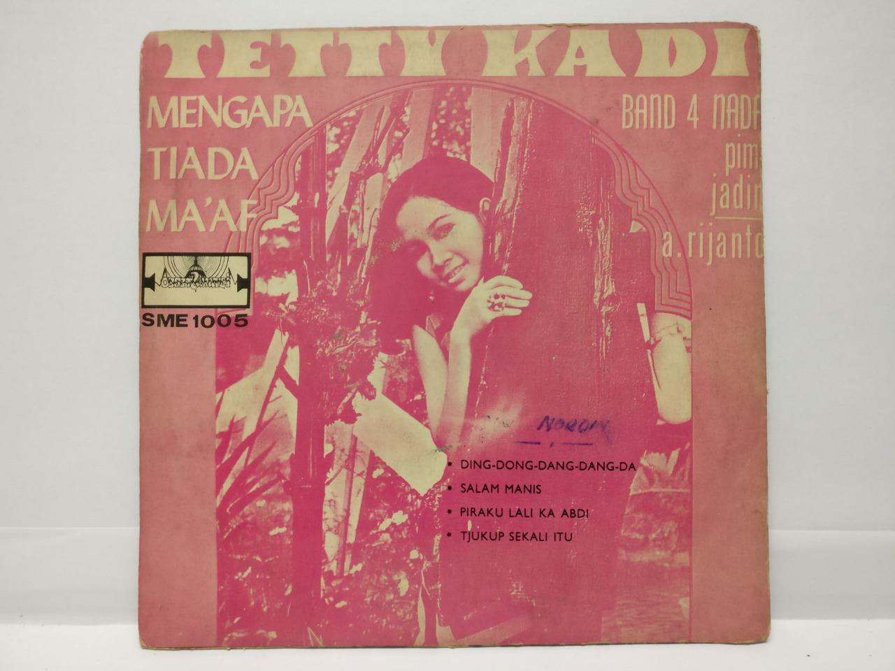 Malay Tetty Kadi & Band 4 Nada Ding Dong Dang Psych Garage Singapore 7" (EP396)