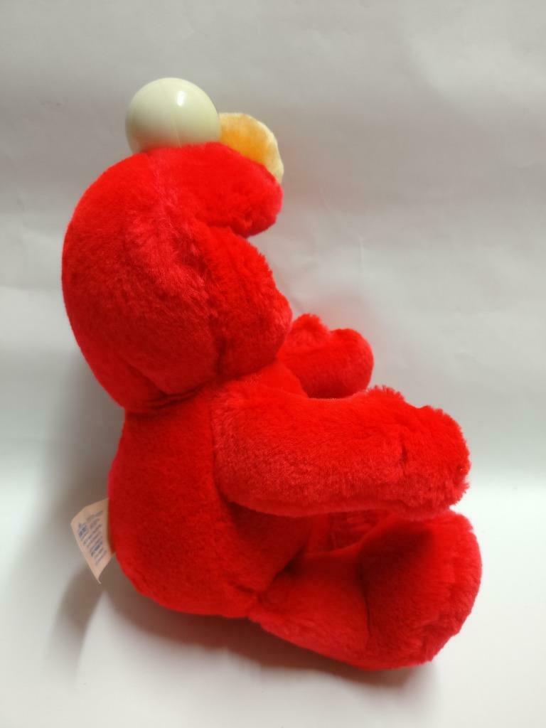 Sesame Street Baby Elmo Muppet Puppet 11" 1992 Plush Soft Toy F/S (PTY121)