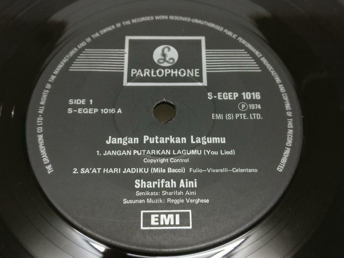 Malay Sharifah Aini Sing Terry Jacks Seasons In The Sun 1974 EMI 7" EP (EP332)