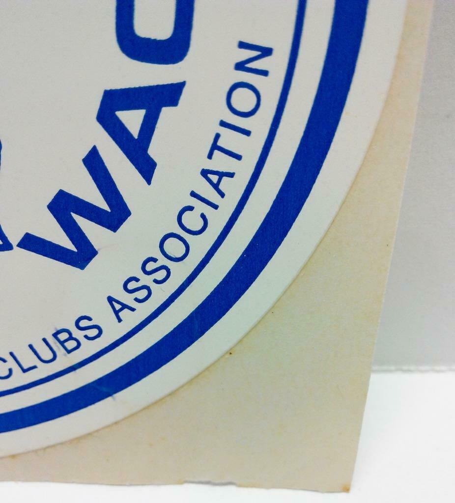 Vintage 80’s Sticker WACA Toys For Tots Airlines Clubs Association F/S  (A783)