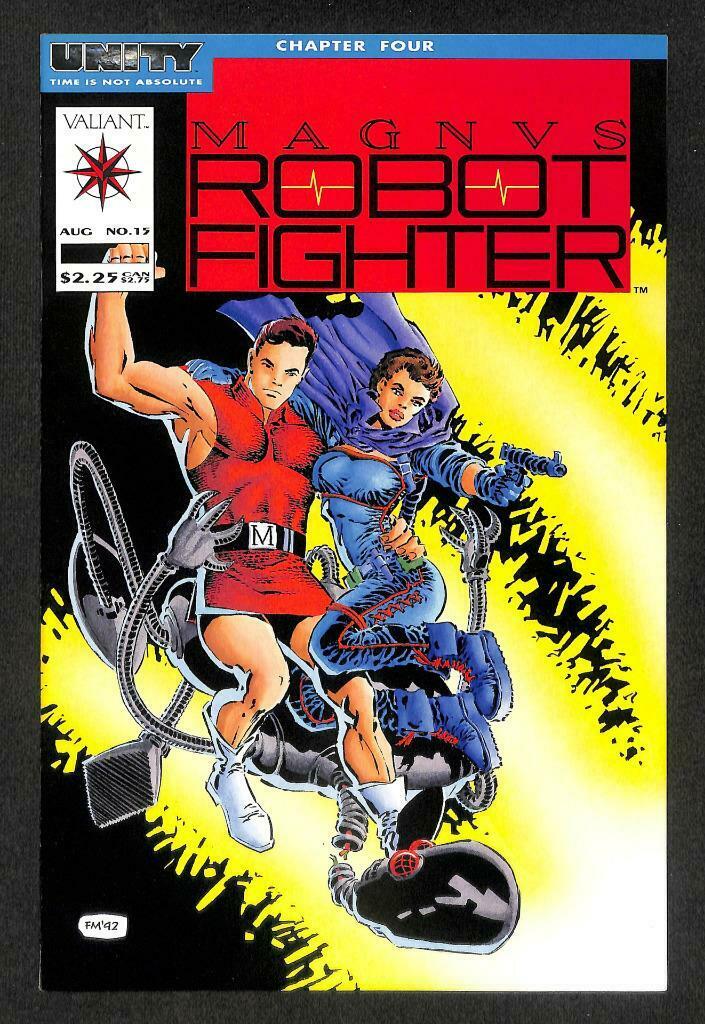 Valiant UNITY Magnvs Robot Fighter August Animation Cartoon Comic Book (A1742)