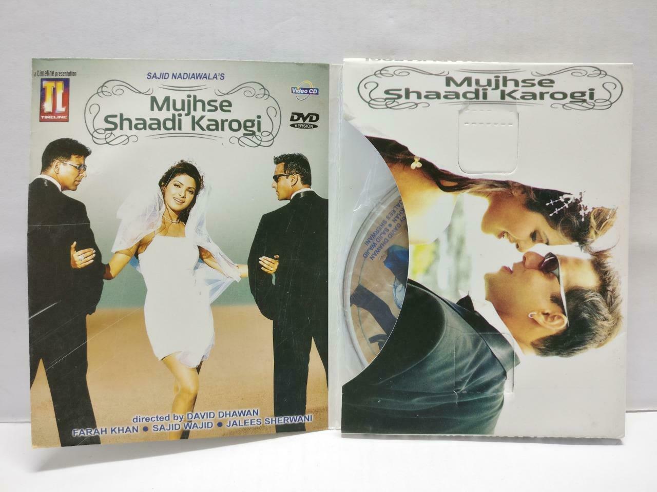 India Bollywood Hindi Movie Mujhse Shaadi Karogi Salman Khan 3x VCD Video CD1003
