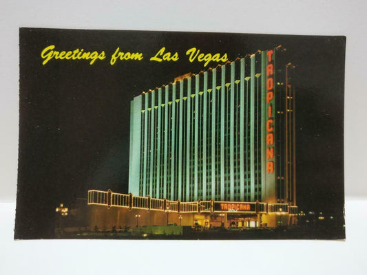 Vintage Tropical Hotel Country Club Las Vegas The Strip Color USA Postcard P631