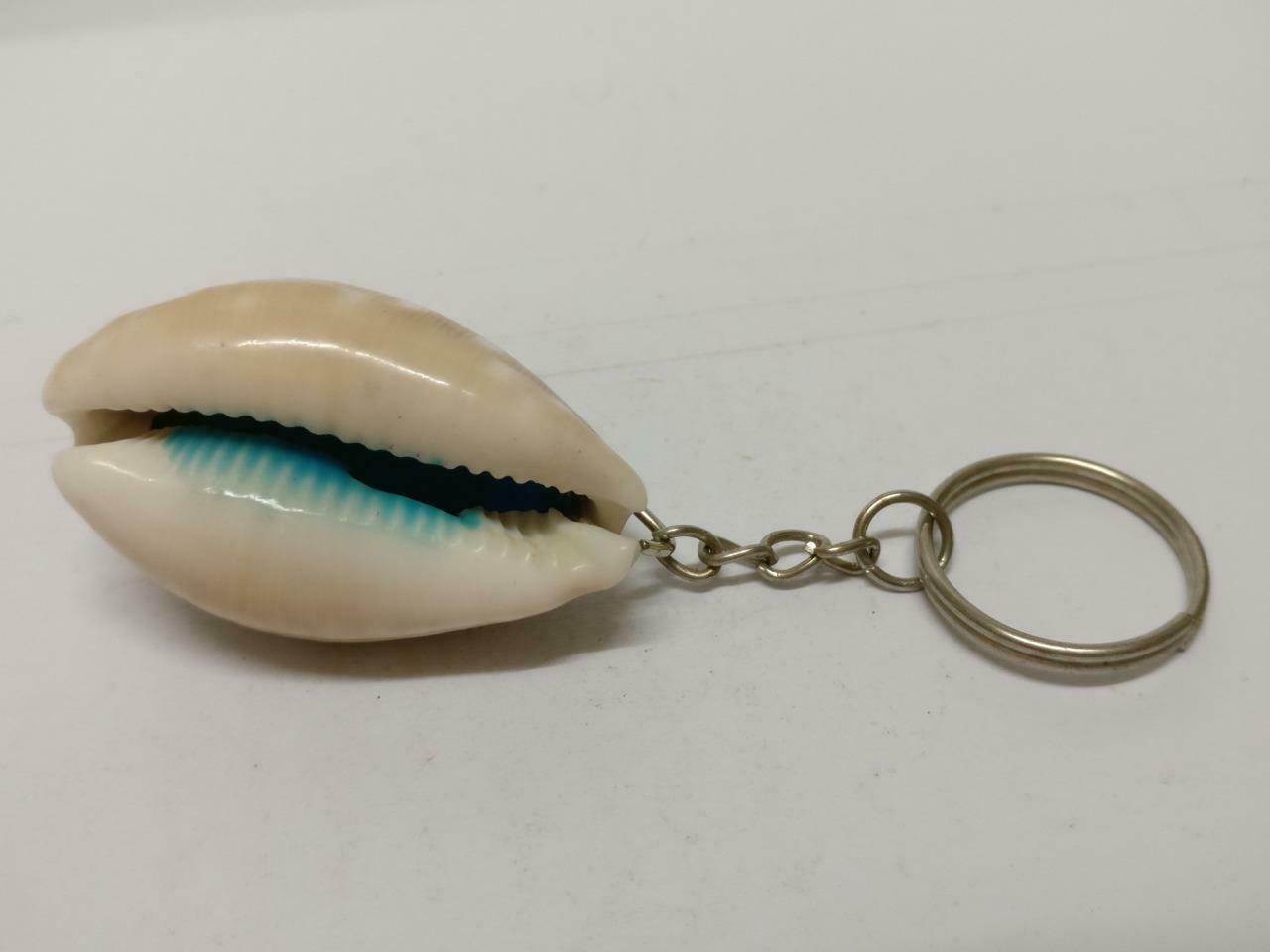 LP888 Vintage Malaysia Melaka Malacca Seashell Sea shell Crab Keyring F/S (B707)