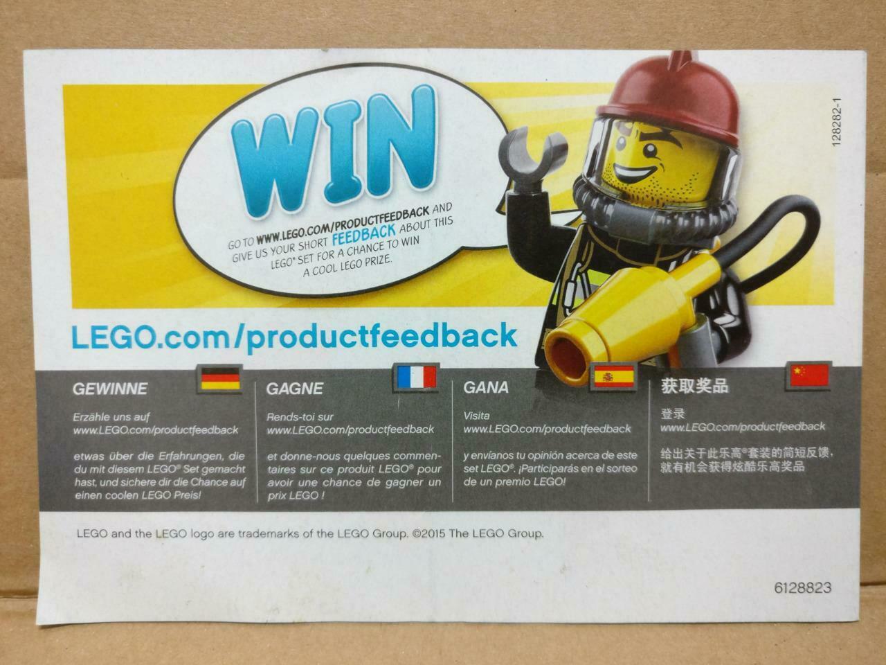 LEGO No. 60097 City Manual Instructions Catalog Booklet (LG006)