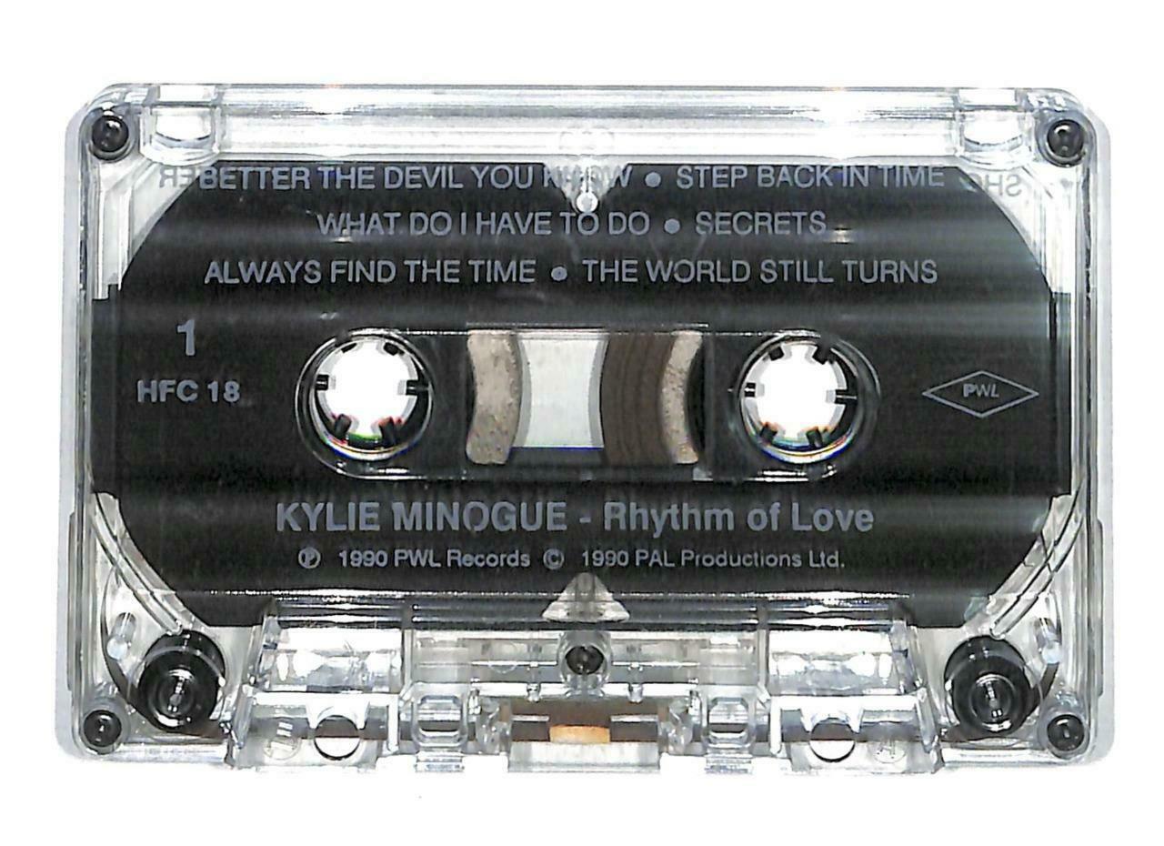 Rare Kylie Minogue Rhythm Of Love 1990 BMG Singapore English Cassette CT881