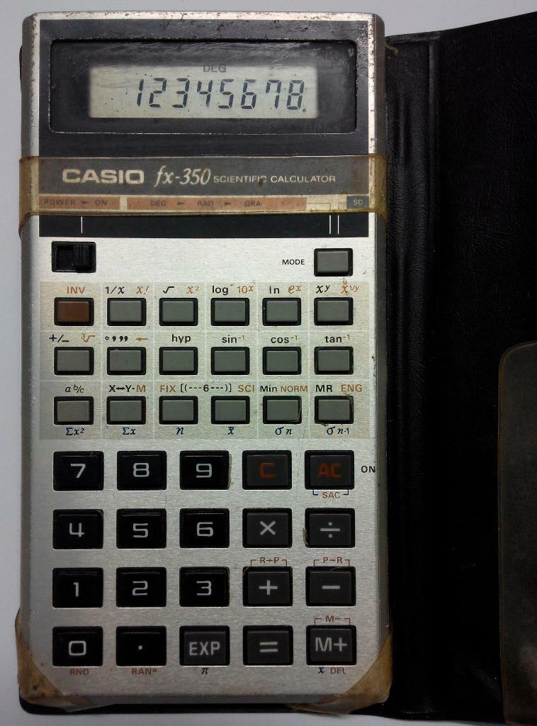 Vintage Casio FX-350 Japan Scientific Calculator (CA003)