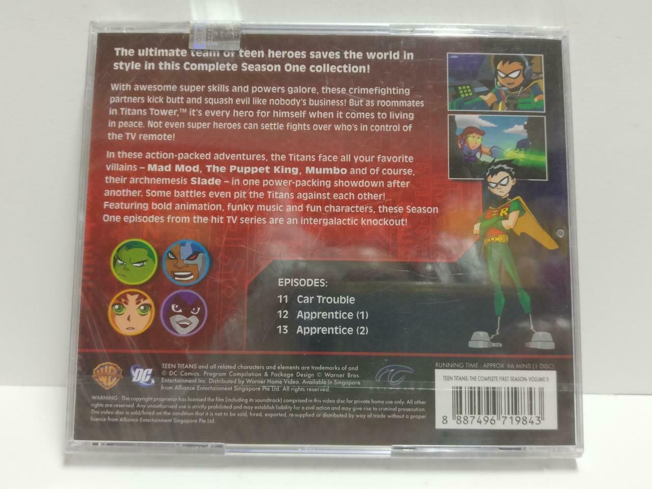 Sealed Cartoon DC Comics Teen Titans Singapore English Video CD VCD CD1089