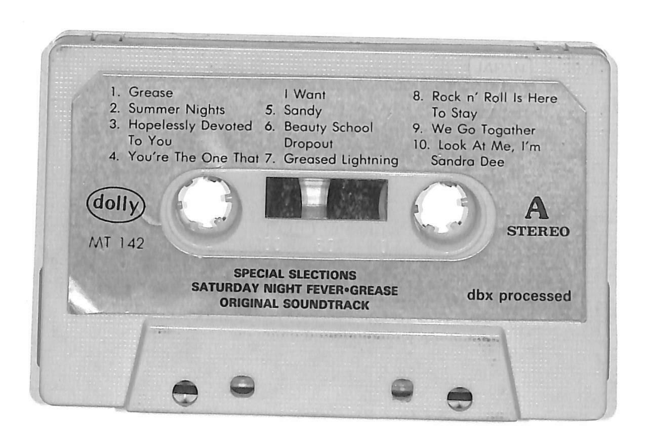 Rare Movie Grease OST Olivia Newton-John Singapore English Cassette CT939