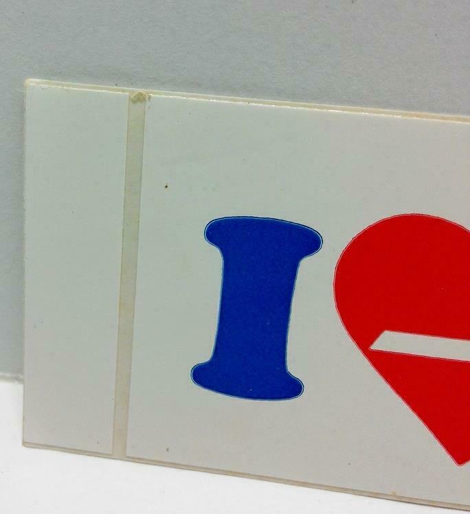 Vintage 80’s Sticker I Love Finnair Airlines F/S (A780)