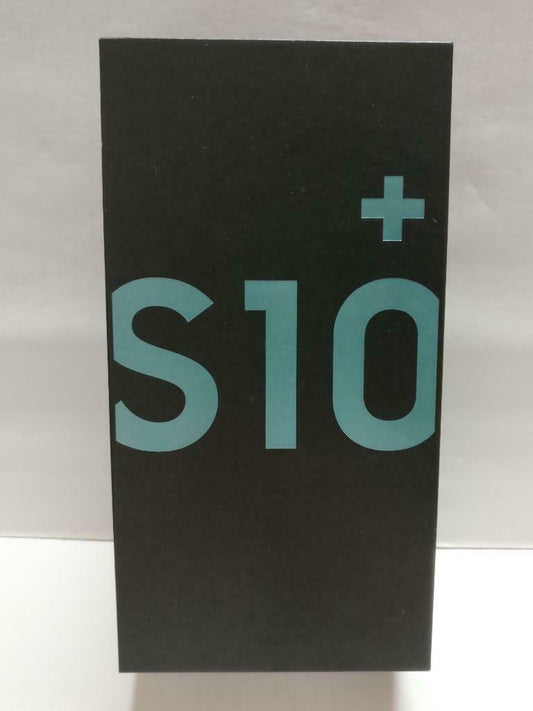 Samsung Galaxy S10+ 128GB SIM Pin+Clear Back Case Black Empty Box Only (BX082)