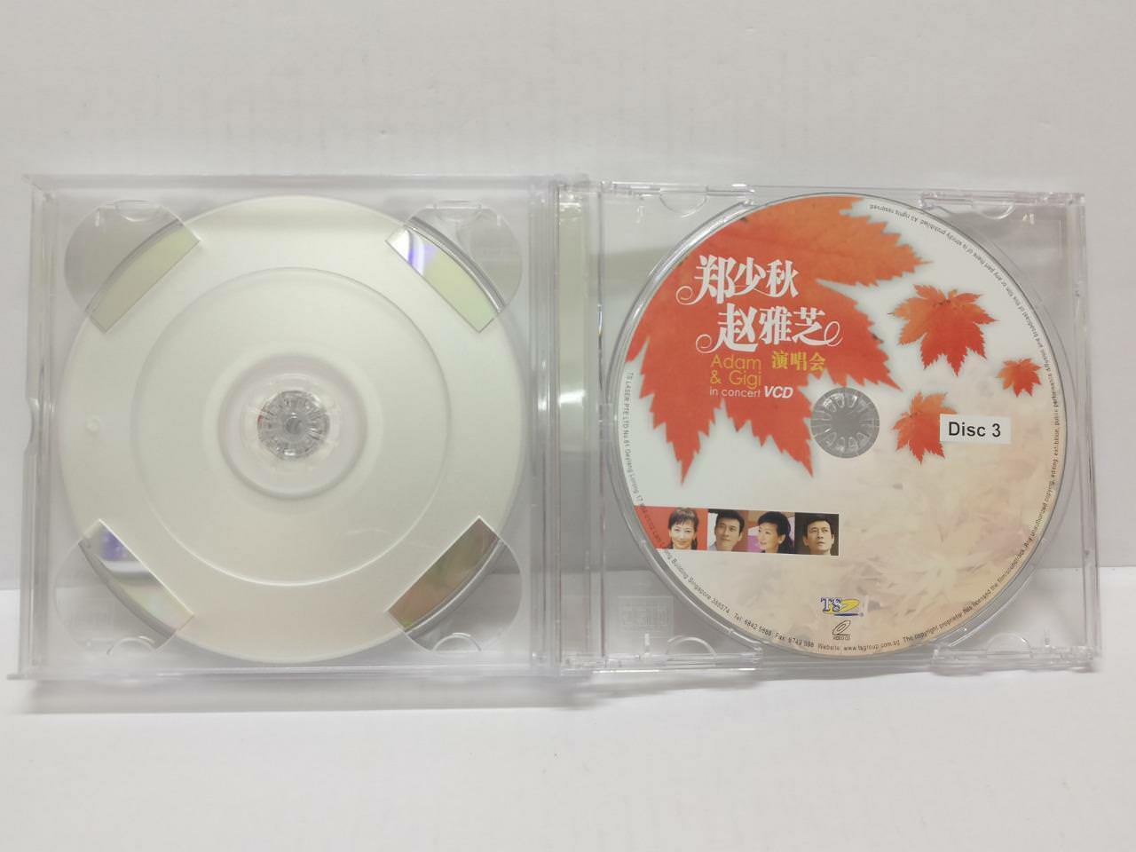 LK888 HK Adam Cheng 鄭少秋 赵雅芝 张帝 洪荣宏 Karaoke Rare Singapore 3x VCD Chinese CD194