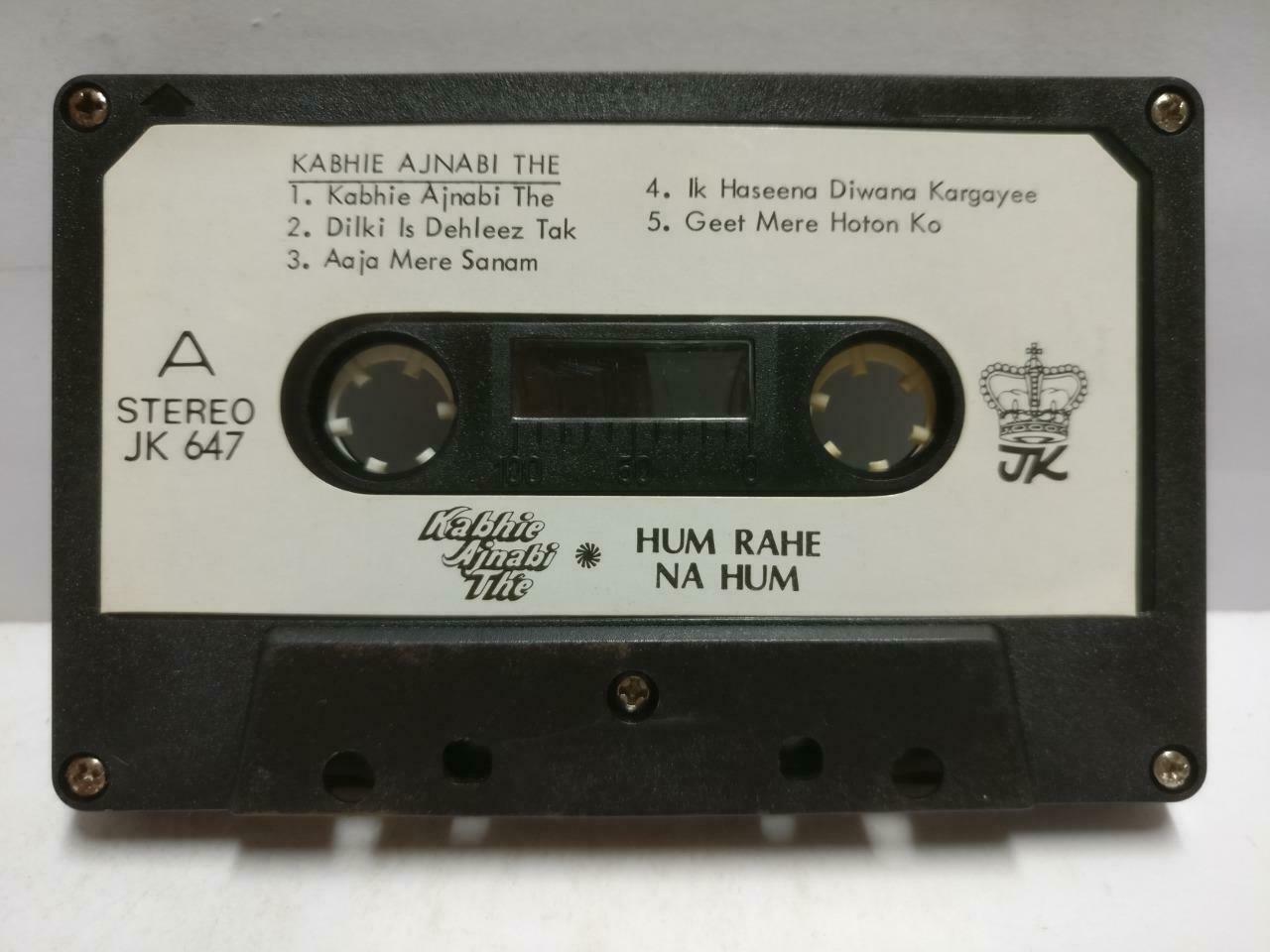 India Bollywood Hindi Movie OST Kabhie Ajnabi The Rare Singapore Cassette CT690