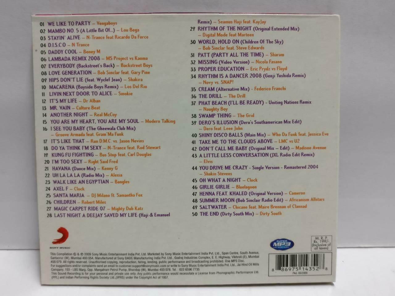 Various Artist Modern Talking Backstreet Boys Smokie 2009 MP3 India CD CD973