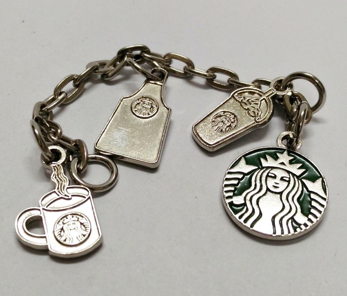Vintage Rare Starbucks Coffee Singapore 2015 Keychain Without Keyring (B578)