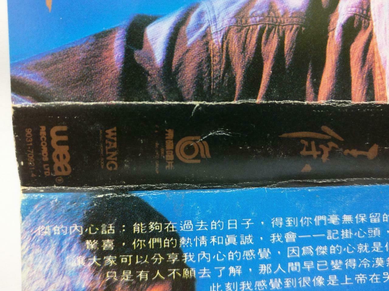 Taiwan Dave Wang Jie 王杰 王傑 人在风雨中 卡帶 磁帶 1989 Singapore Chinese Cassette CT377