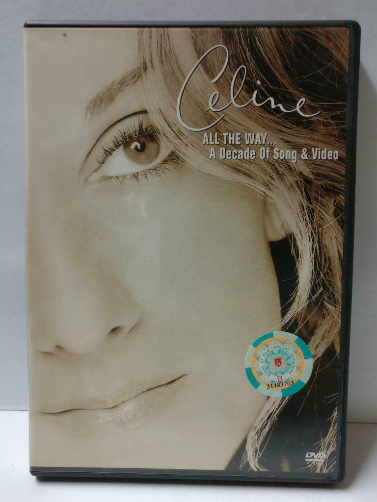 Celine Dion All The Way...A Decade Of Song & Video 2000 DVD (CD893)