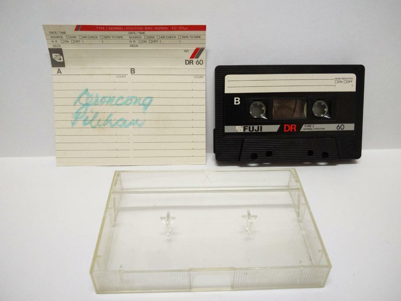 Used Blank Tapes Fuji DR60 Bias Normal Japan Cassette Tape x 01 (CT015)