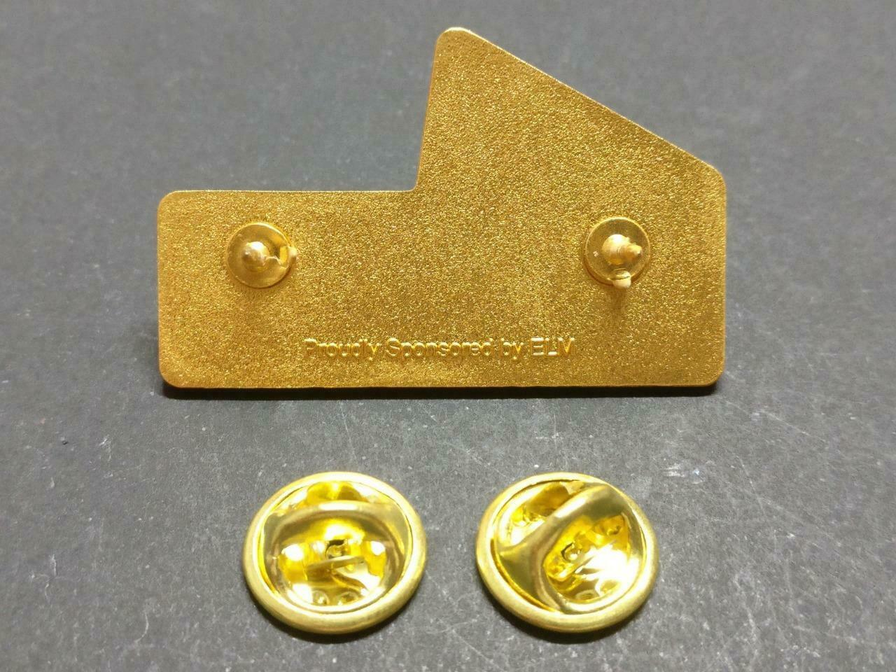 Vintage National Day Parade NDP 2013 Gold Tone Pin Badge Button F/S B863