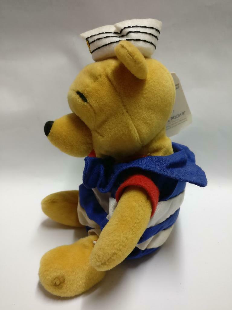 Winnie The Pooh Mini Beanbag Sailor Disney Souvenir Plush Soft Toy F/S (PTY122)