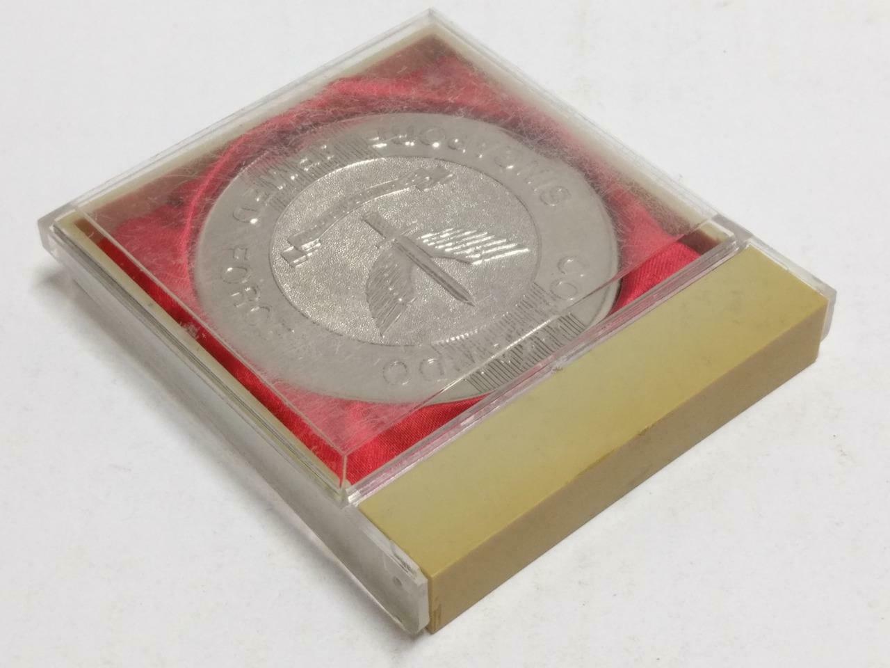 1993 Singapore Armed Forces Commando Swimming Silver Tone Medal w/ Case (C101)