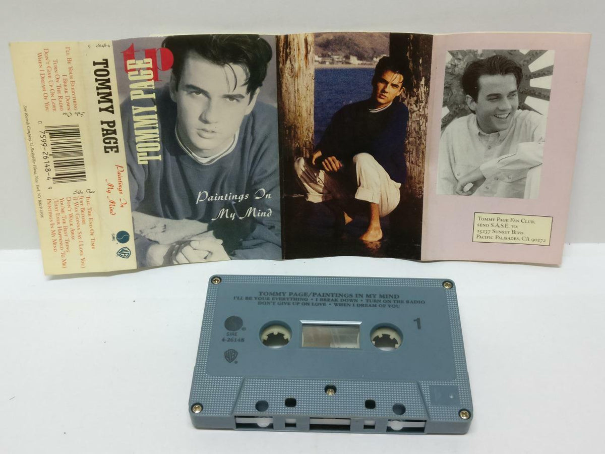 Tommy Page Paintings In My Mind 1990 Rare Singapore Cassette (CT238)