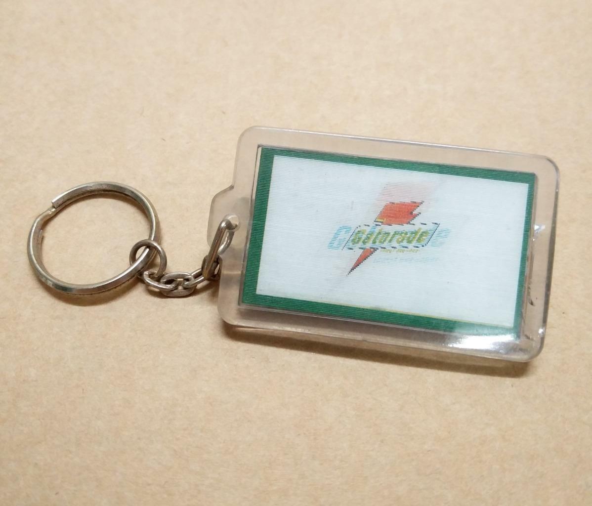 LP888 Vintage Rare Gatorade Sports Drink Unique Lenticular Souvenir Keychain (B443)