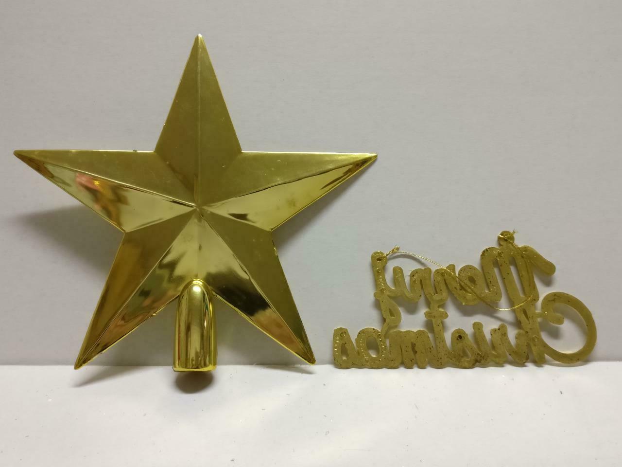 Vintage Christmas X'mas Tree Ornaments Icicles Star Bundle Lot x01 F/S (A2245)