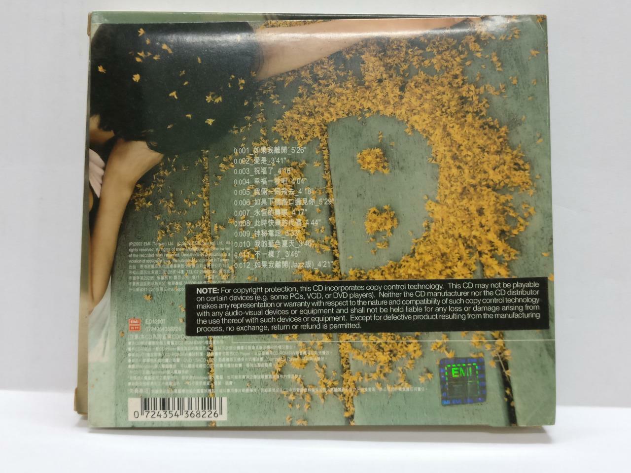 LK888 Taiwan Valen Hsu Xu Ru Yun 許茹芸 许茹芸 2002 Taiwan CD Chinese (12007) (CD132)