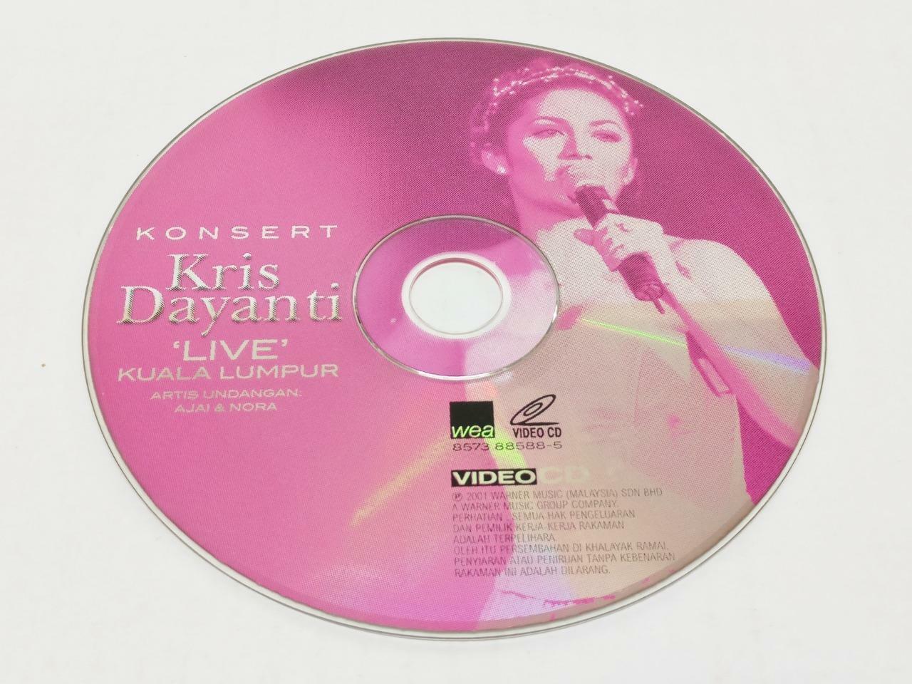 Indonesia Malay KD Krisdayanti Concert 2001 Malaysia Melayu VCD Video CD (CD737)