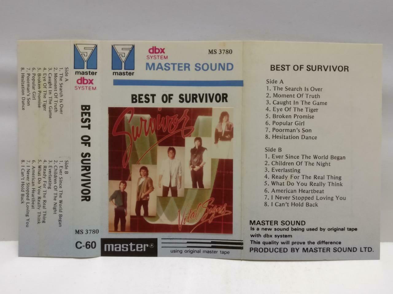 Best Of Survivor The Search Is Over Mega Rare Singapore English Cassette CT546